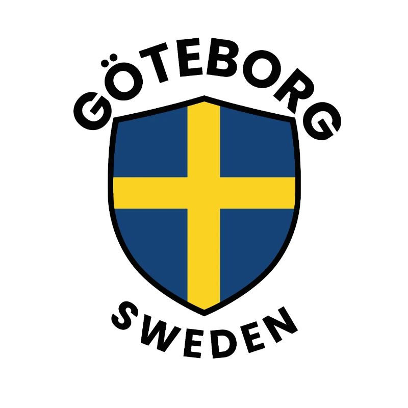 Bouclier du drapeau de Göteborg