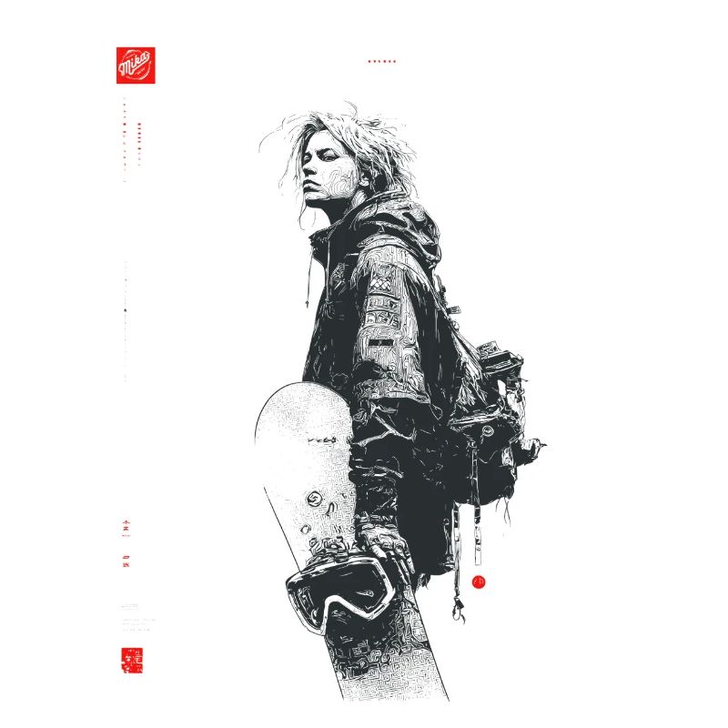 Dunkle Silhouette mit Dread