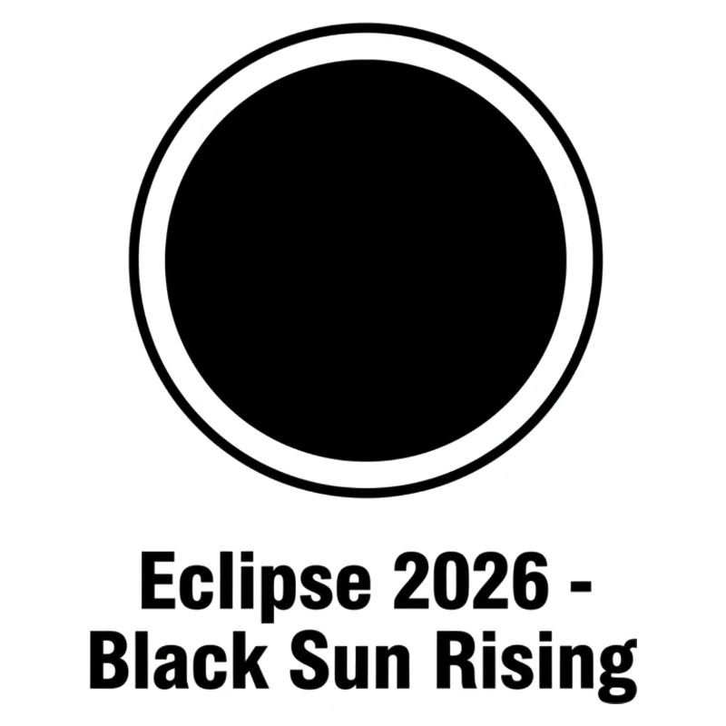 Éclipse 2026 Soleil Noir Levant