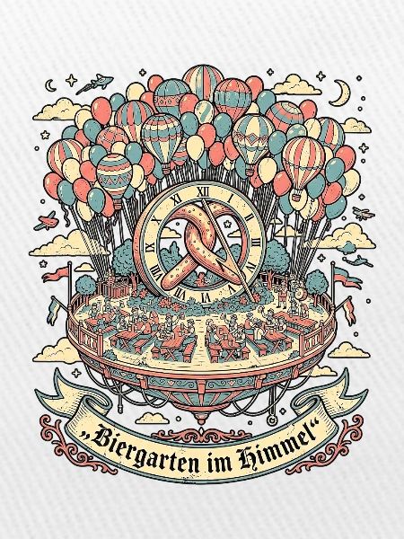 Biergarten im Himmel
