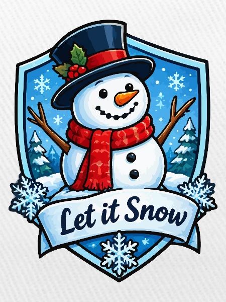 Schneemann Winterzauber