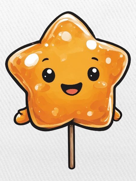 Kawaii Stern-Lutscher