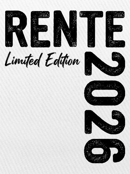Rente 2026 Limited Edition Ruhestand