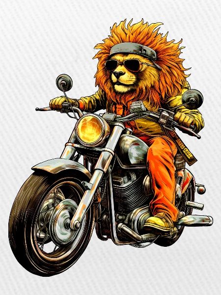 Motorrad Löwe
