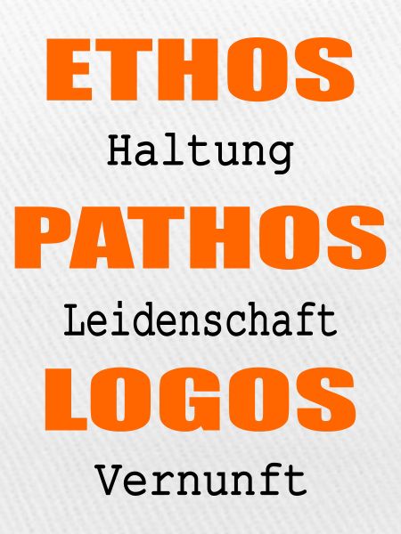 Haltung Leidenschaft Vernunft