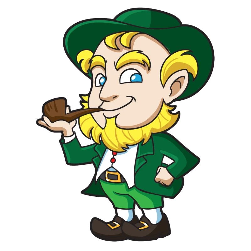 Leprechaun Pipe Charm