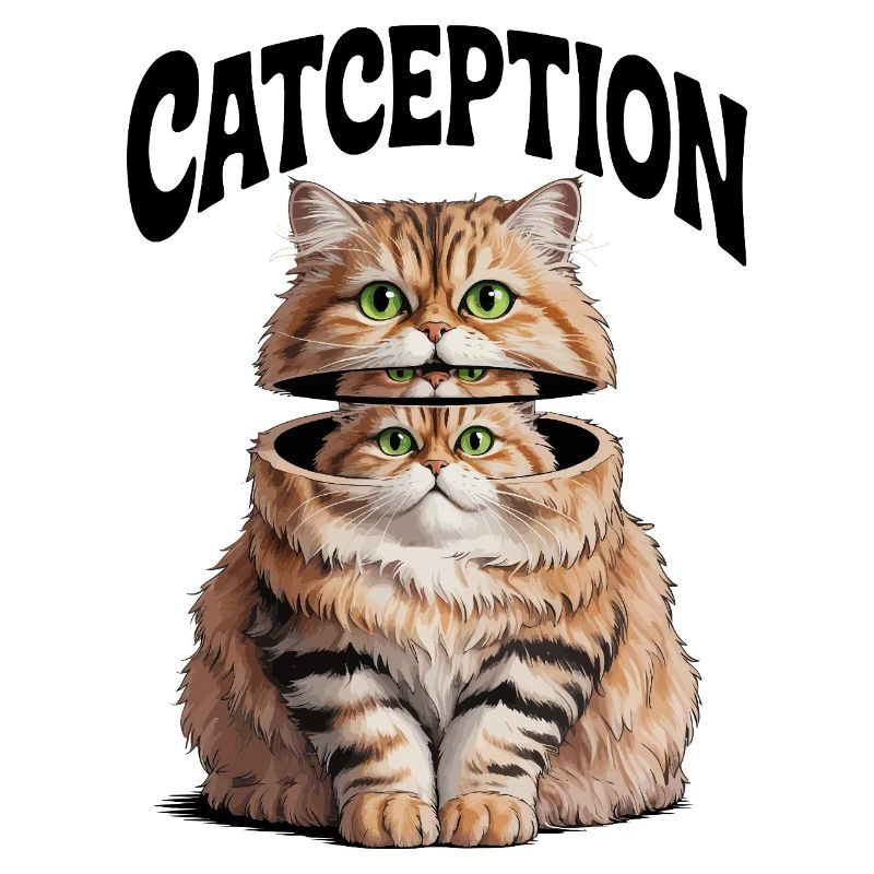 Split Cat Duo Portrait
