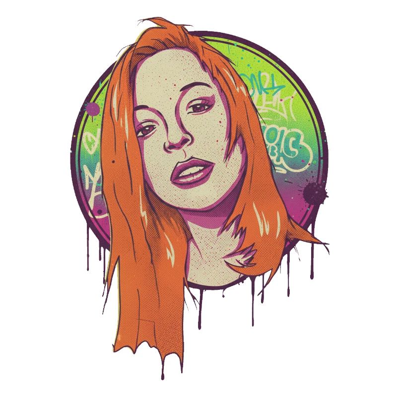 Fille de mon quartier - Portrait Graffiti