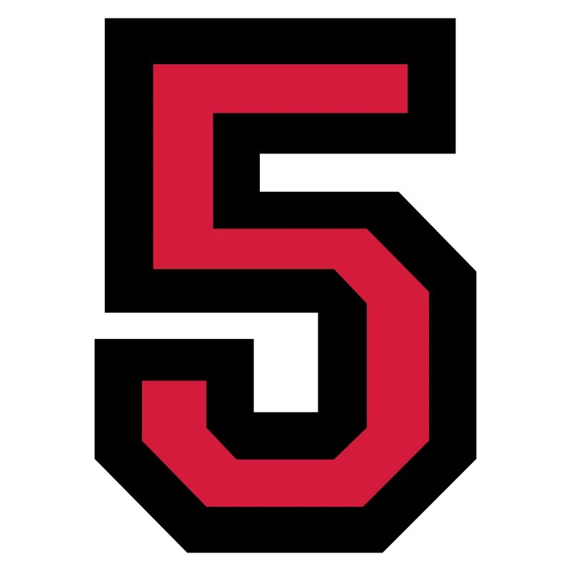Number five - the number 5