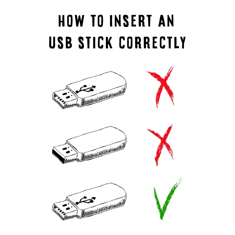 Comment insérer correctement une clé USB