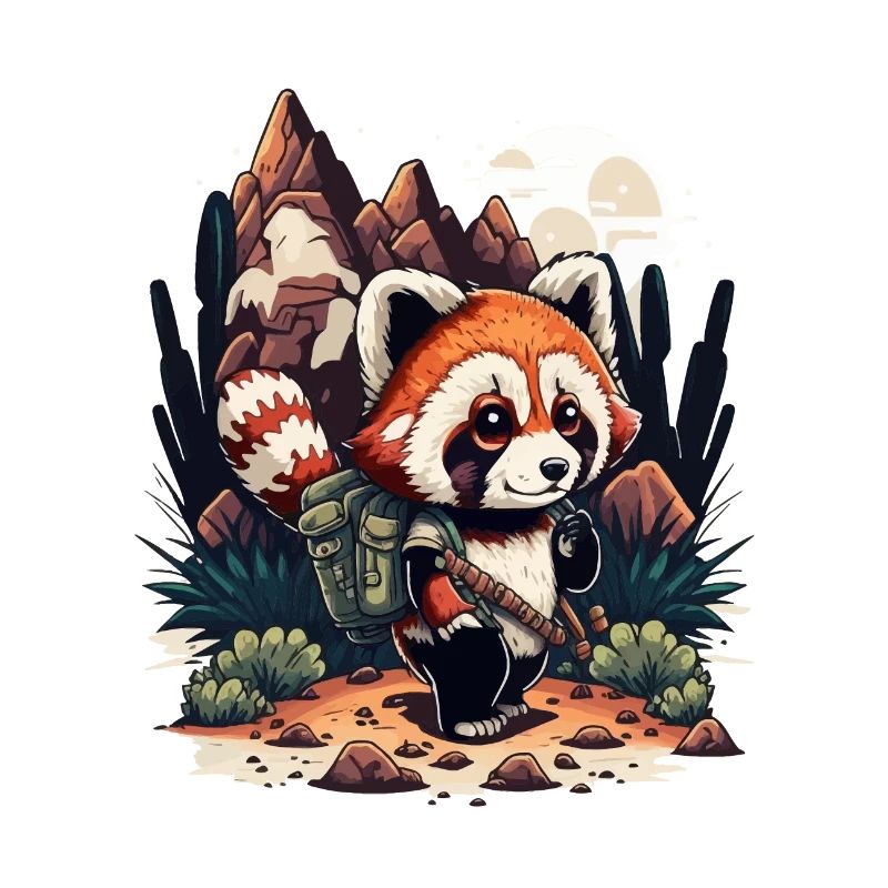 Panda roux errant