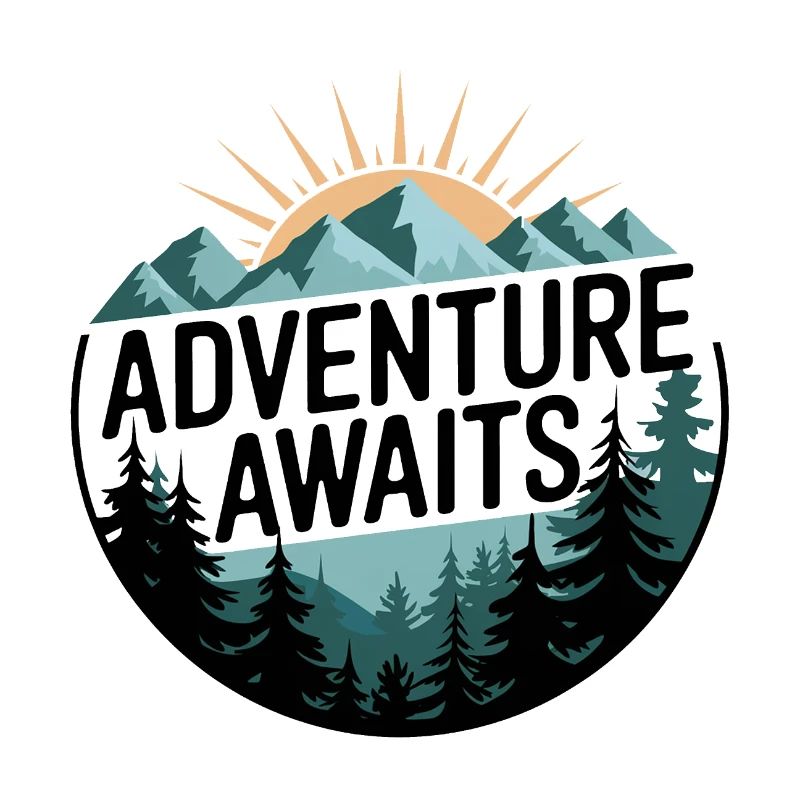 Adventure Awaits – Mountain Panorama