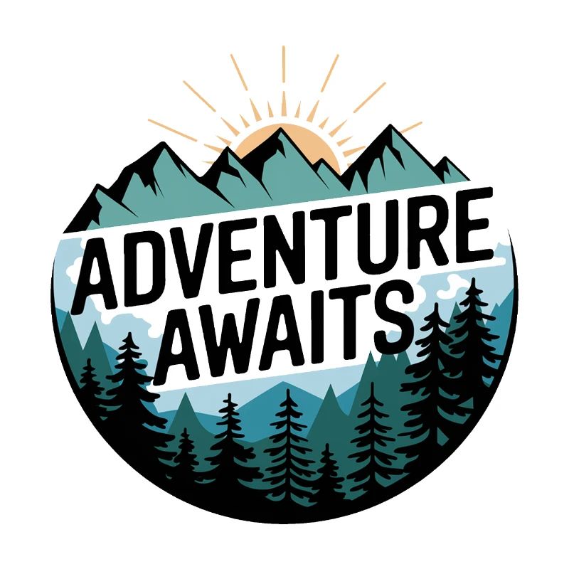 Adventure Awaits – Mountain Panorama