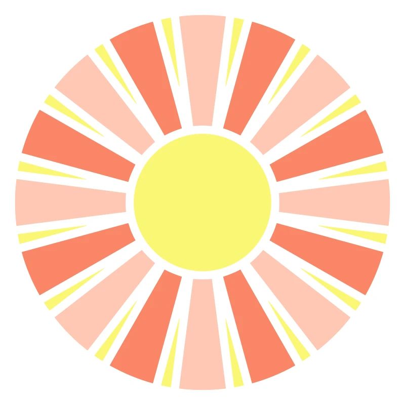 Bright Sun Rays Summer Glow Light Warmth