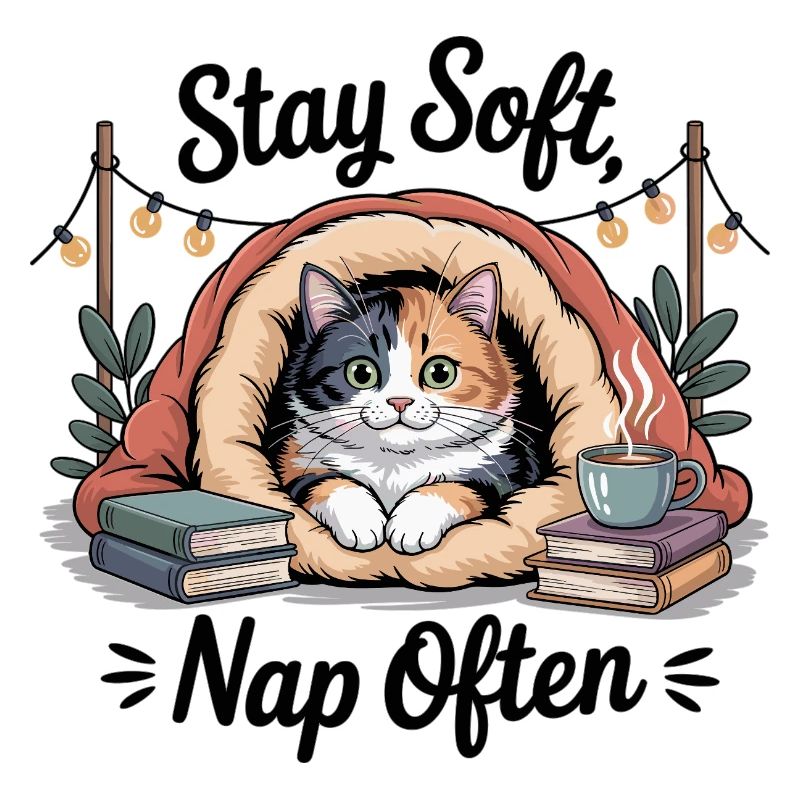 Stay Soft, Nap Often – Cuddly Cat