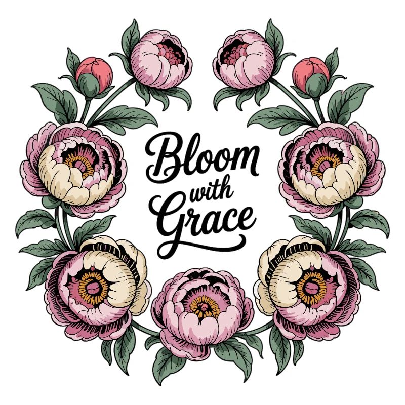 Bloom with Grace – Pfingstrosenkranz