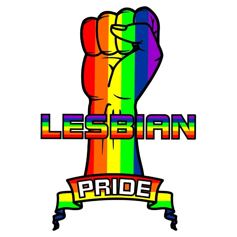 Rainbow lesbians proud