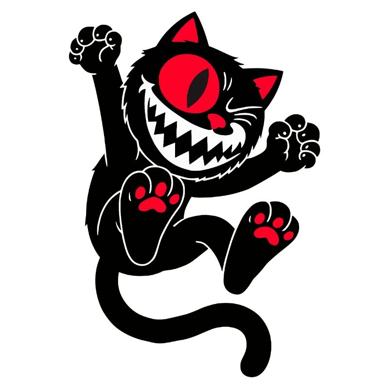 Springende Katze