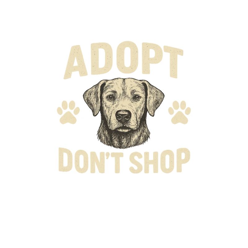 Conception de motif d’adoption de chien