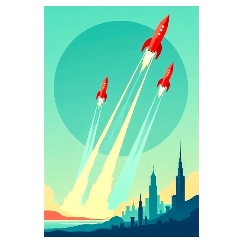 A Fleet Rises into the Open Sky