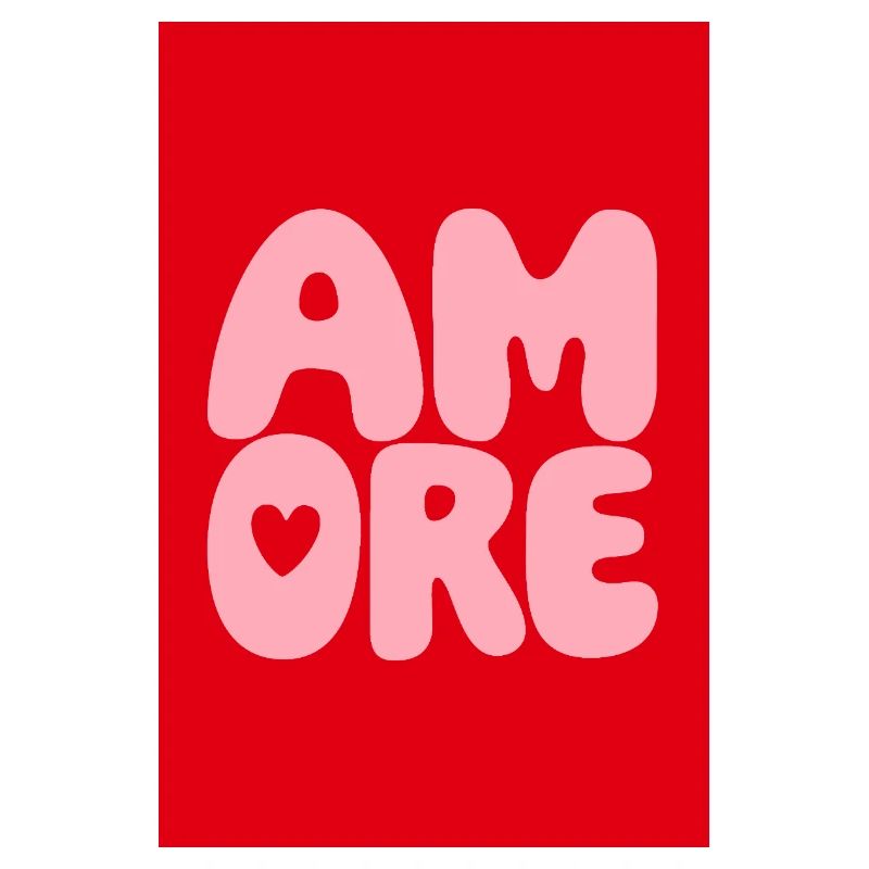Amore Retro Bubblenschrift
