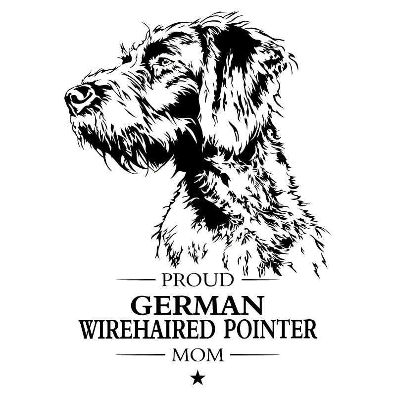 German Wirehaired Pointer Mom Hunde Hund Wilsigns