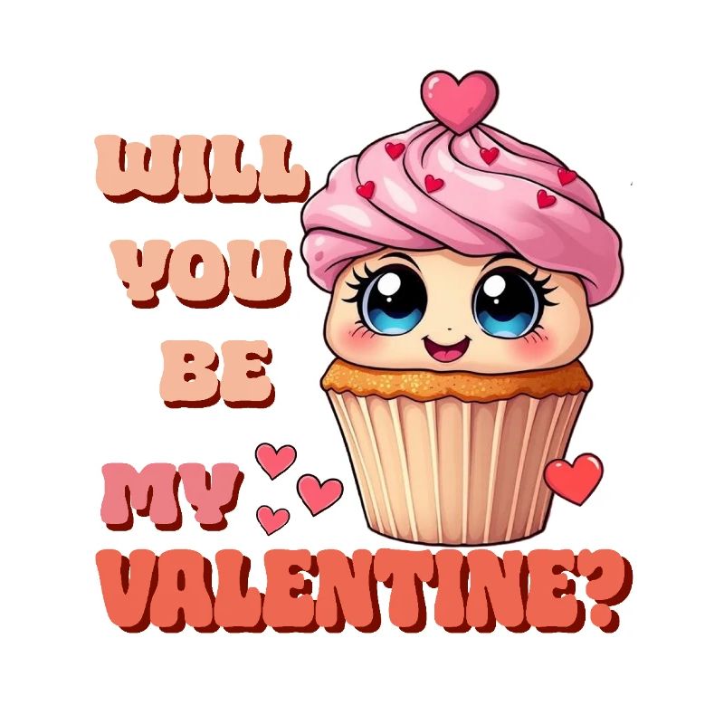 Cupcake - Serez-vous mon Valentin