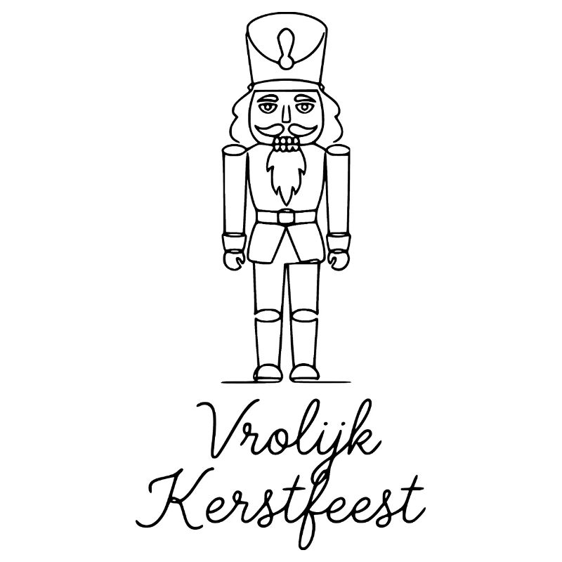 Vrolijk Kerstfeest Nutcracker Christmas