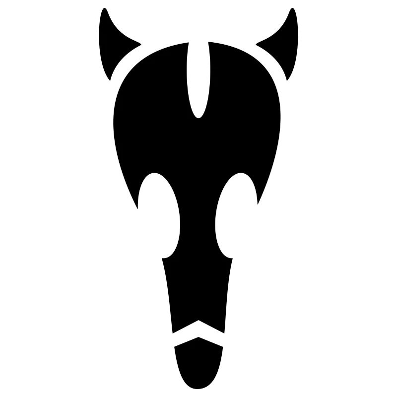 Alien Stier Schädel