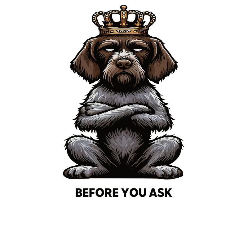 Before You Ask Deutsch Drahthaar Drahthaarhalter