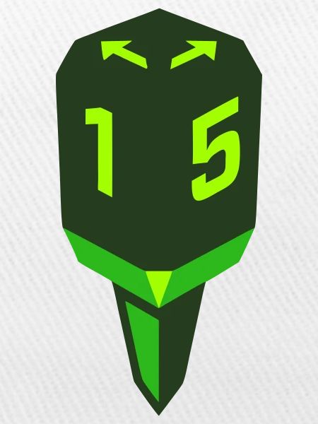 Golf Tee Abschlag Logo