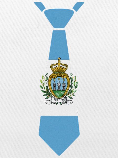San Marino Tie – Flaggendesign