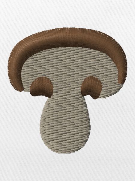 Champignon bestickt