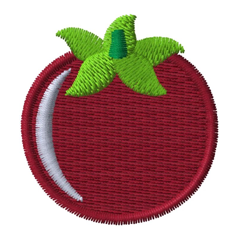 Tomate brodée