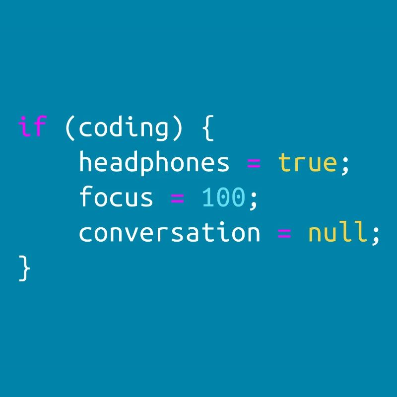 Funny gift for Programmer Headphones while Coding