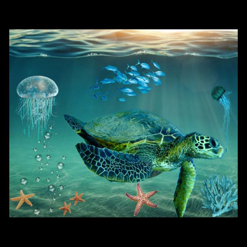 Schildkröte Meer Geschenk Geschenkidee