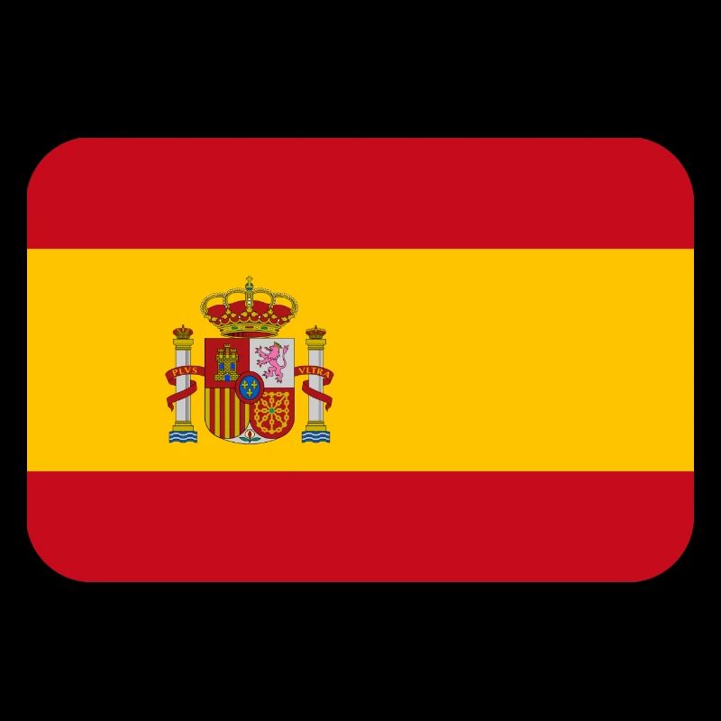 SPAIN FLAG round corner 400 dpi