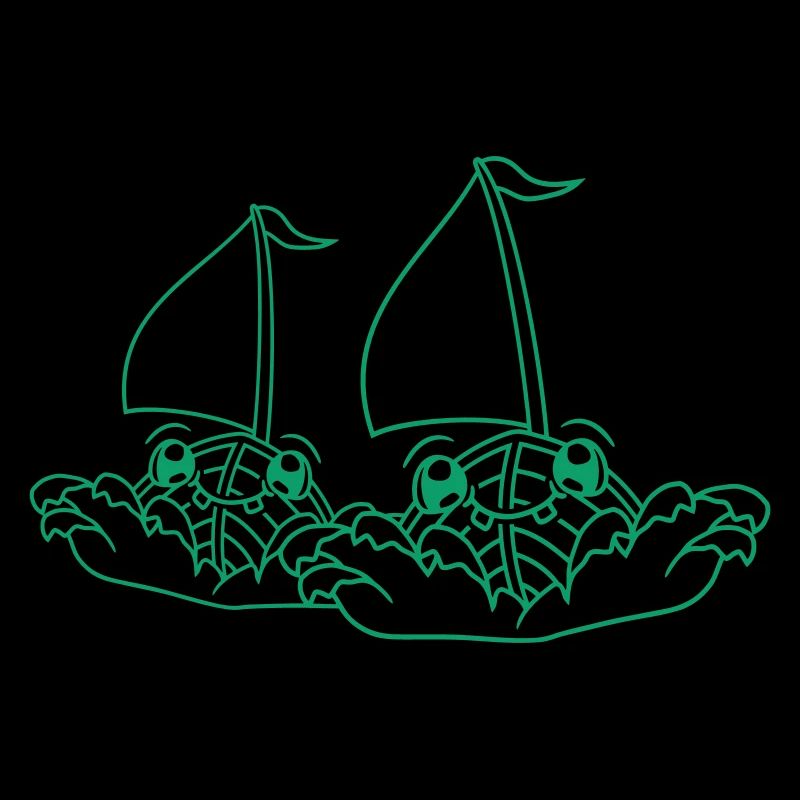 Two Sailing Ships Faces Cartoon Team Competition