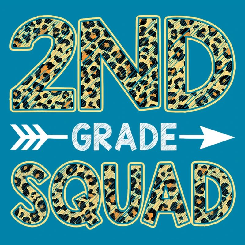 2Nd Grade Squad Leopard Second Grade Teacher Stud
