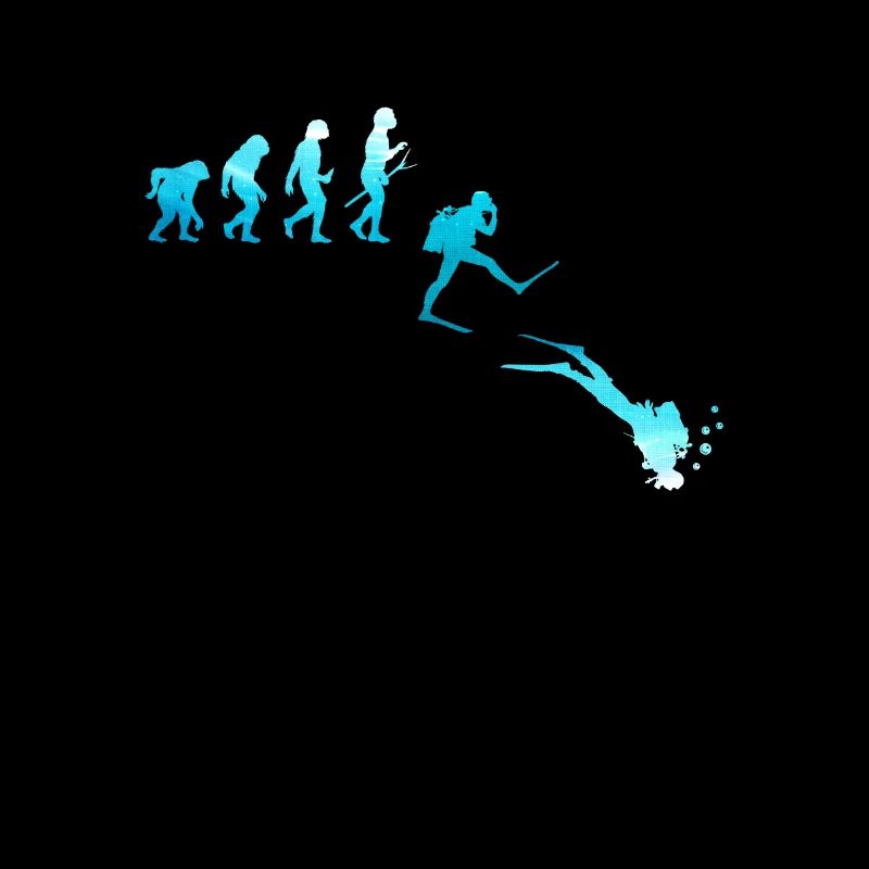 Tauchen Taucher Diver Evolution Freitaucher Motiv
