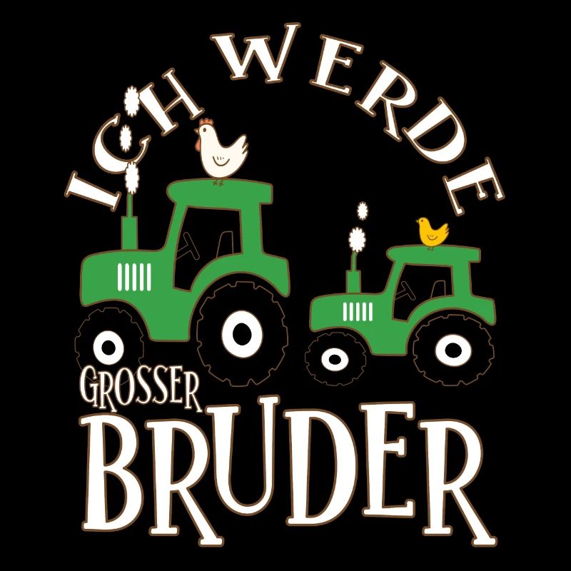 Ich werde großer Bruder Traktor Geschenk