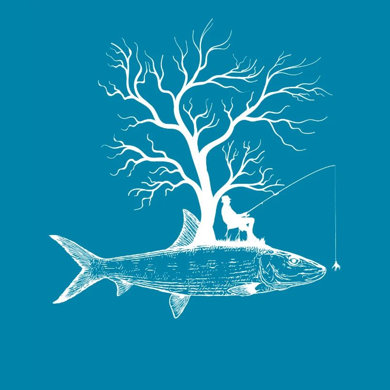 Graphic Tree - Fish Bone Fish