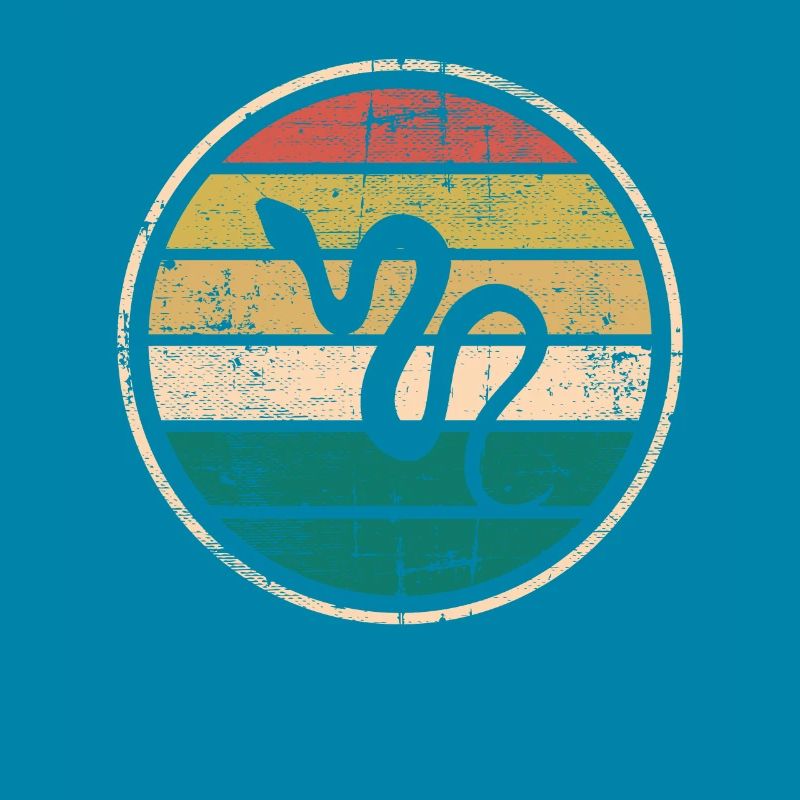 Snake Retro Reptile Python Idée cadeau