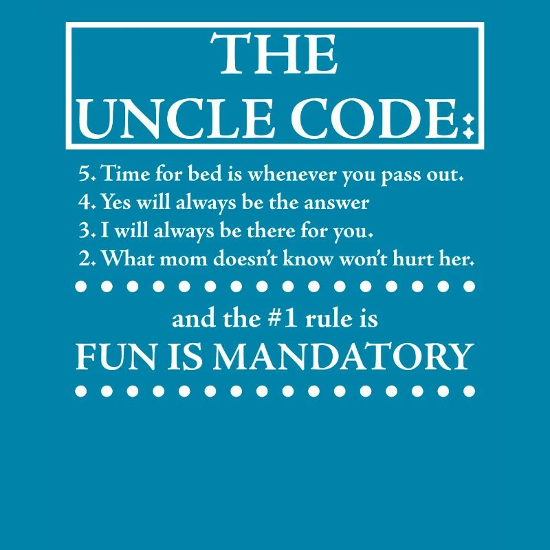 Der Onkel Code lustiger Onkel Spruch