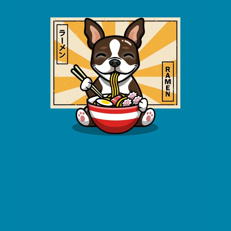 Brauner Boston Terrier