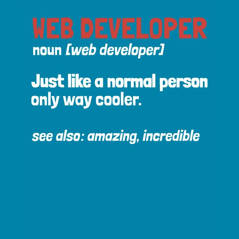 Web Entwickler Webdeveloper Definition