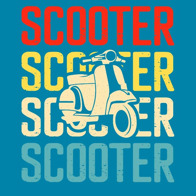 Roller Rollerfahrer Motorroller