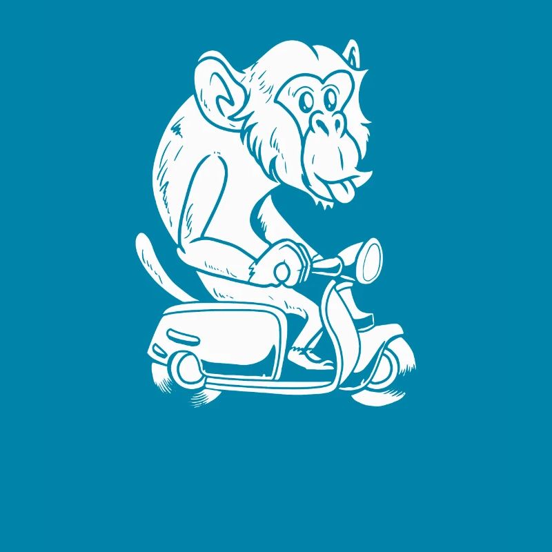 Motorroller Affe