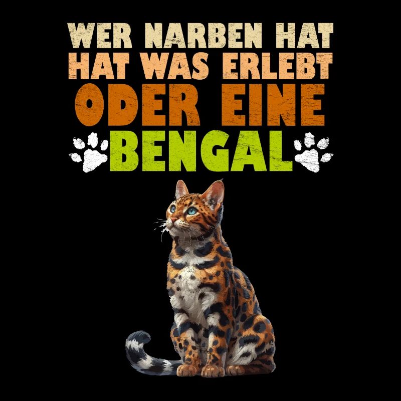 Bengalkatze WER NARBEN HAT HAT WAS ERLEBT ODER