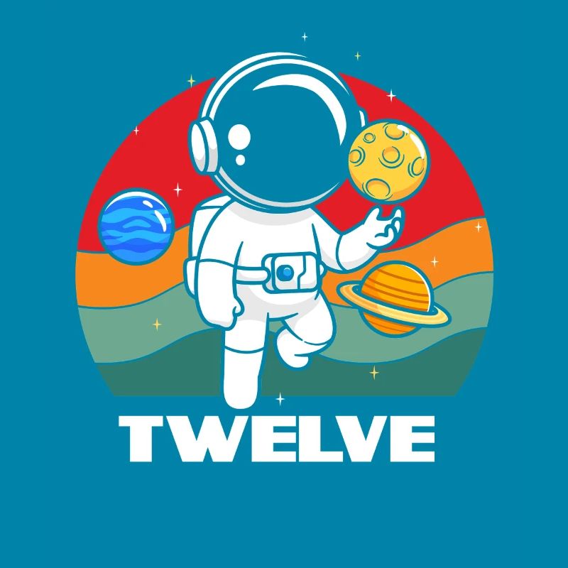 Astronaut Zwölf Geburtstag Abenteuer